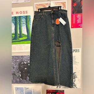 Maxi Denim Skirt!